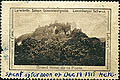 Perforated gummed stamp with view of Larochette, Luxembourg